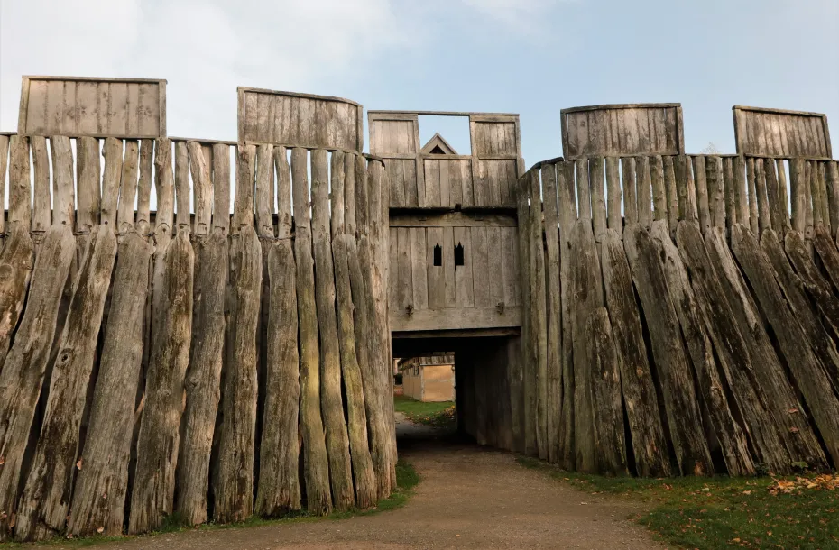 Reconstructed Trelleborg Viking Fortress